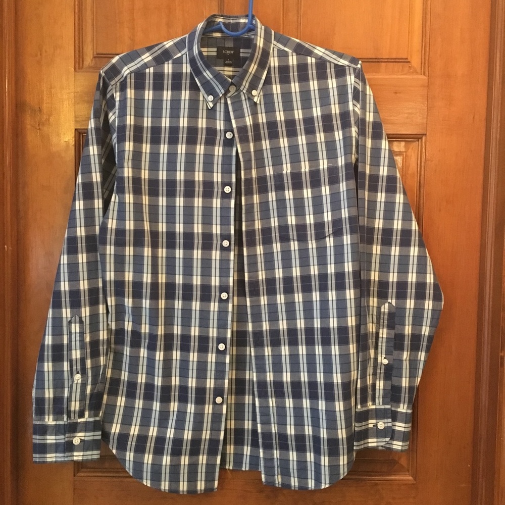 J.Crew men small plaid shirt
